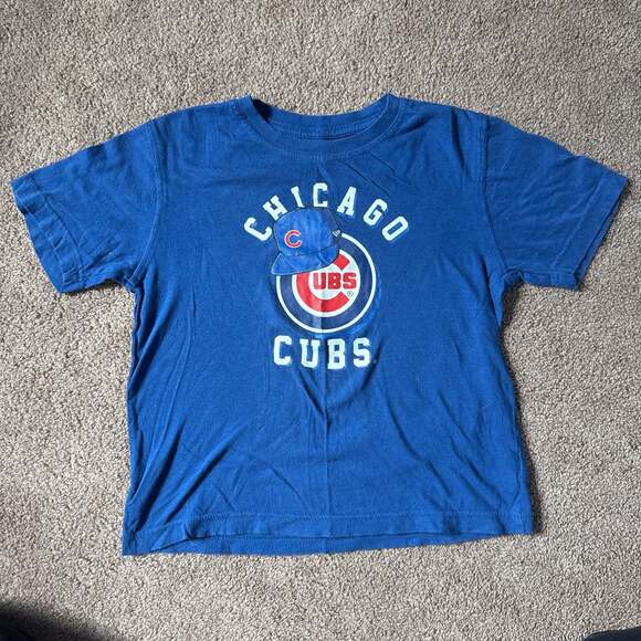 Vintage 1991 Chicago Cubs Baseball SS Shirt Youth Small - Picture 1 of 3